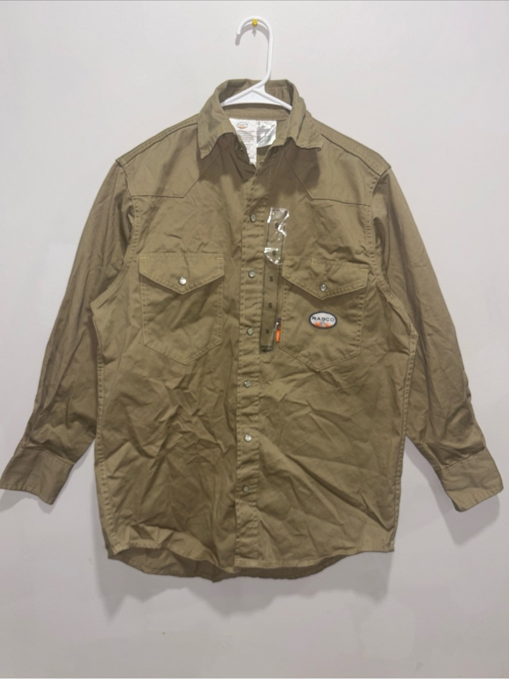 Rasco FR Lightweight Twill Work Long Sleeve Button Up Western Shirt - FR1003KH